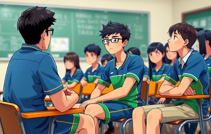 kids in classroom